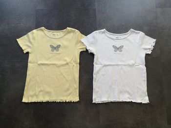 Lot de 2 tee-shirts fille 10 ans