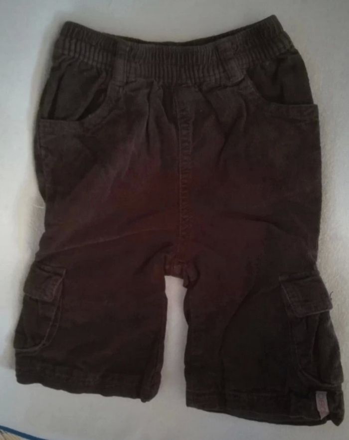 Pantalon velours Obaïbi 6 mois garçon
