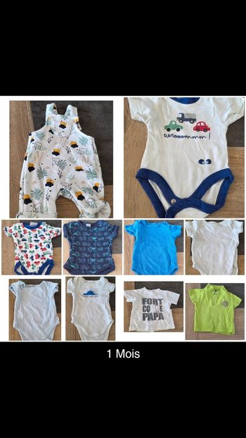 Lot de vêtements garçon 1mois Été