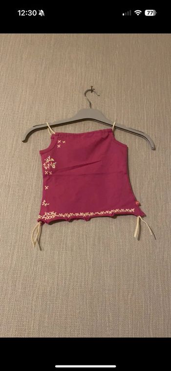 Debardeur rose 4 ans