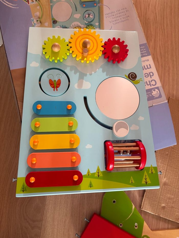 Chariot de marche en bois - photo numéro 5