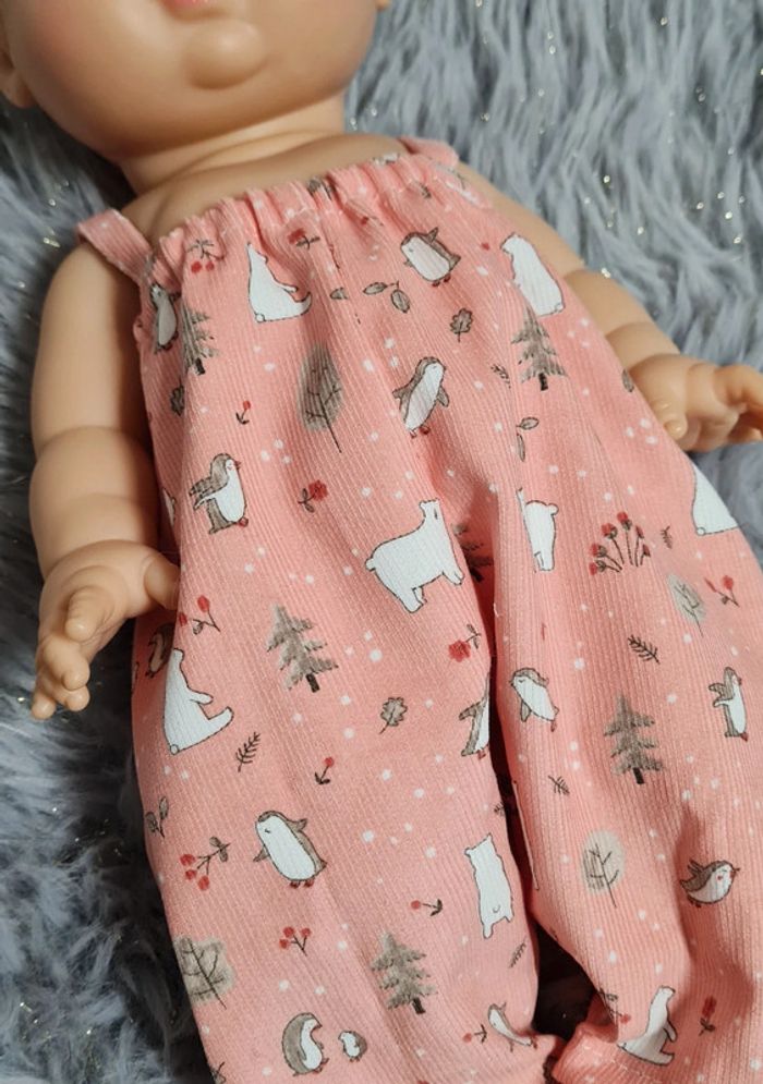 Salopette pour minikane ou paola reina 34cm - photo numéro 4