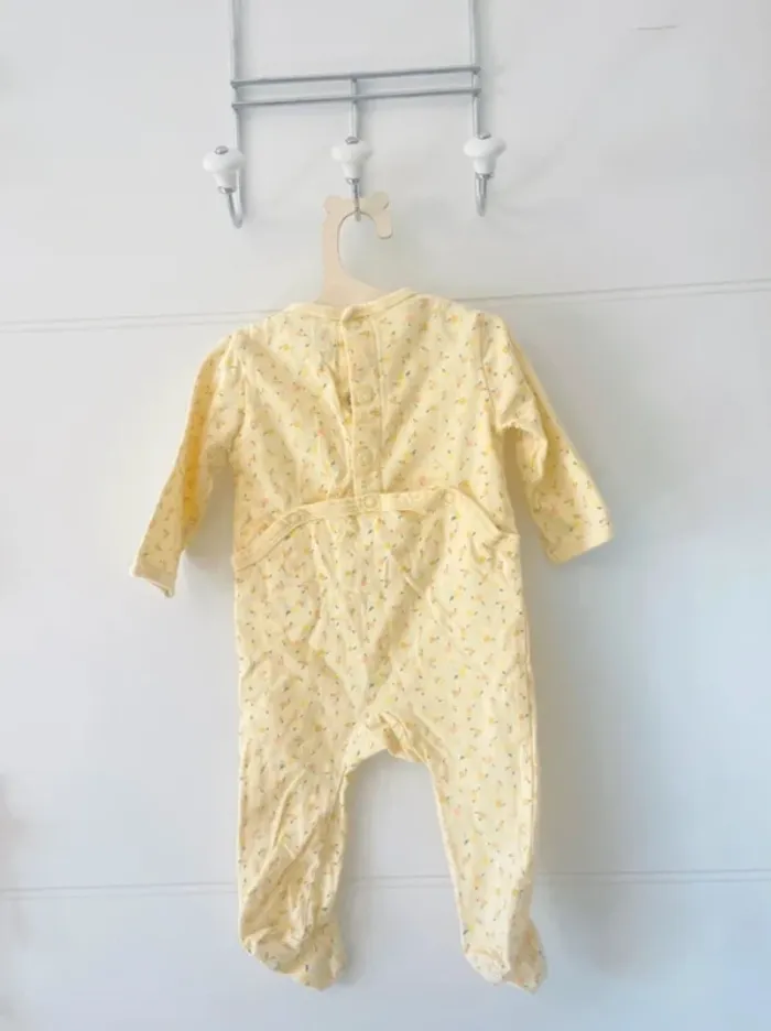 Pyjama léger fleurit 6 mois - photo numéro 2
