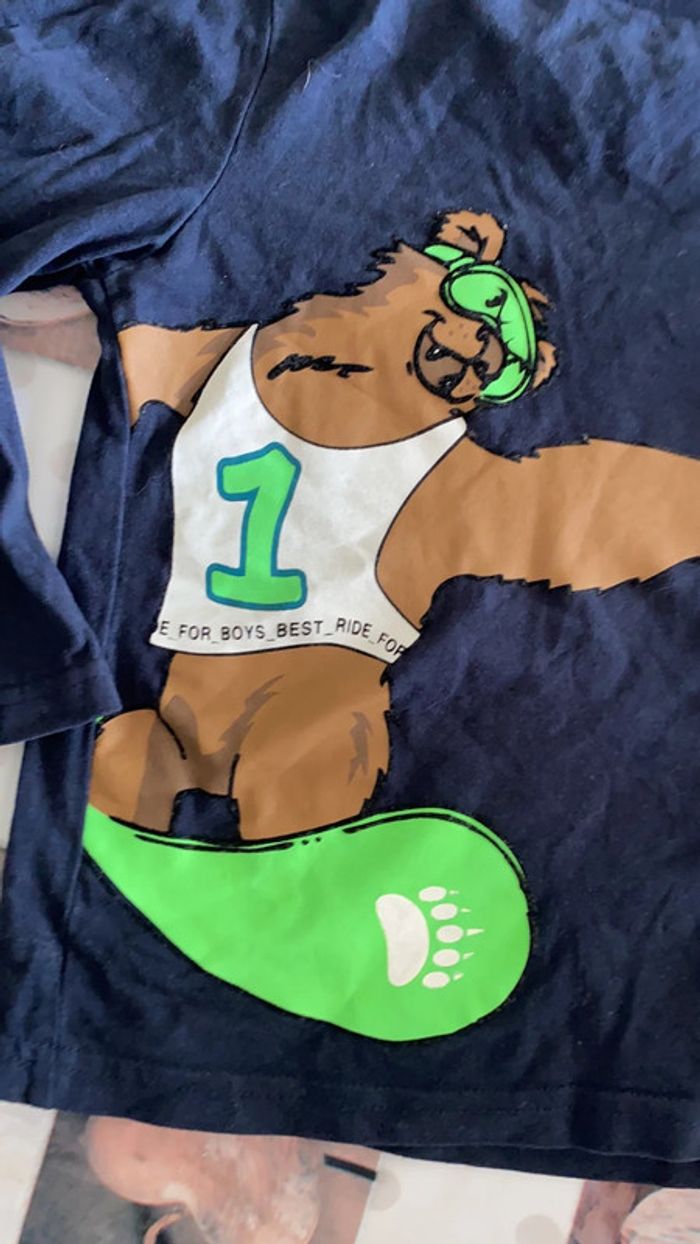 Tee shirt longues manches garçon 6 ans - photo numéro 2