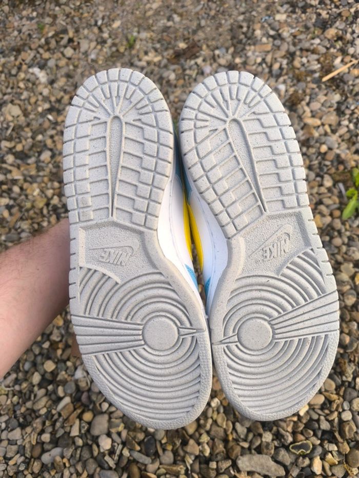 Baskets Nike dunk low next nature hommer Simpson bleu et blanche pointure 39 neuves avec boîte - photo numéro 8