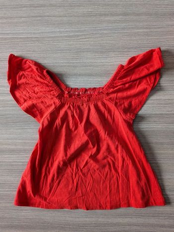 Débardeur rouge tape a l'oeil 6 ans fille neuf