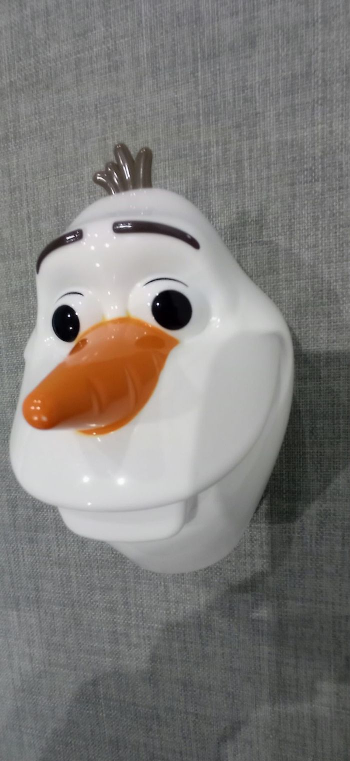 Tirelire enfant, Olaf, La Reine des neiges, Disney, TBE - photo numéro 2