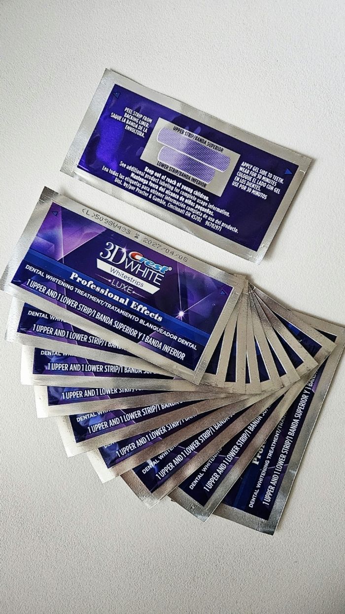 Bandes crest 3d White pour 10 jours