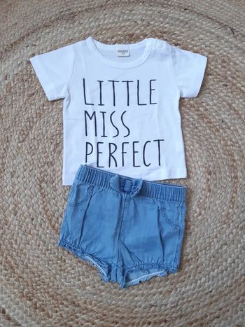 Tenue tee-shirt et short 68/70 cm