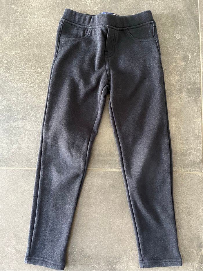 Pantalon polaire 7 ans noir pailletée