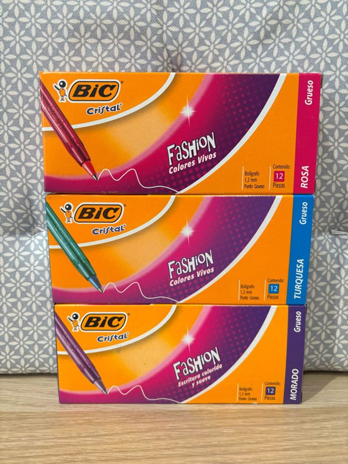 Pack de 36 Stylos Billes "Fashion Cristal" Pastel - photo numéro 2