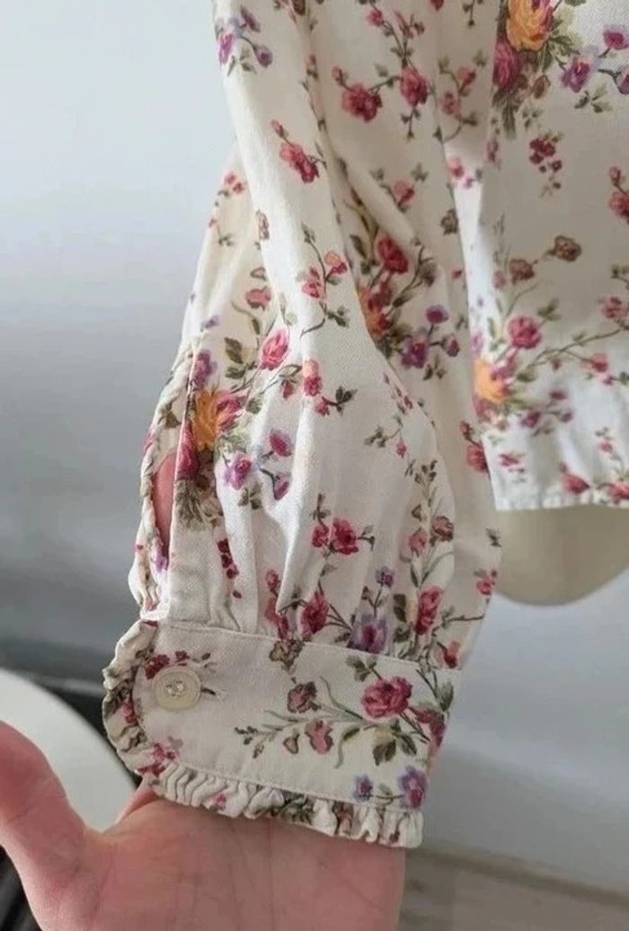 Chemisier fleuri 100% coton - British House - taille 38 - photo numéro 6