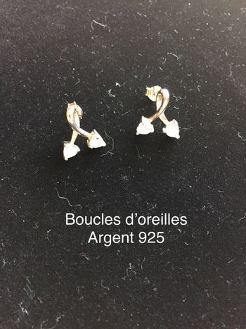Boucles d’oreilles argent 925
