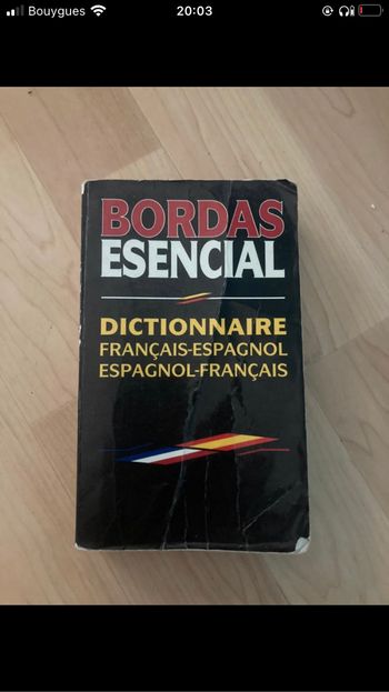 Dictionnaire espagnol