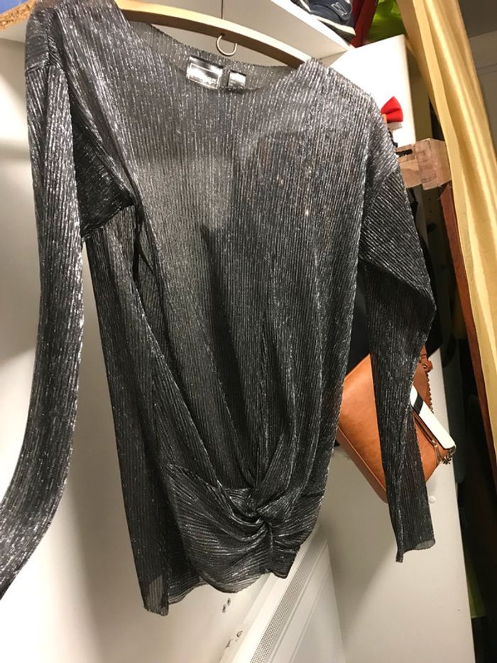 Top en voile transparent