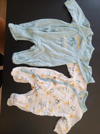 Pyjama légers taille naissance