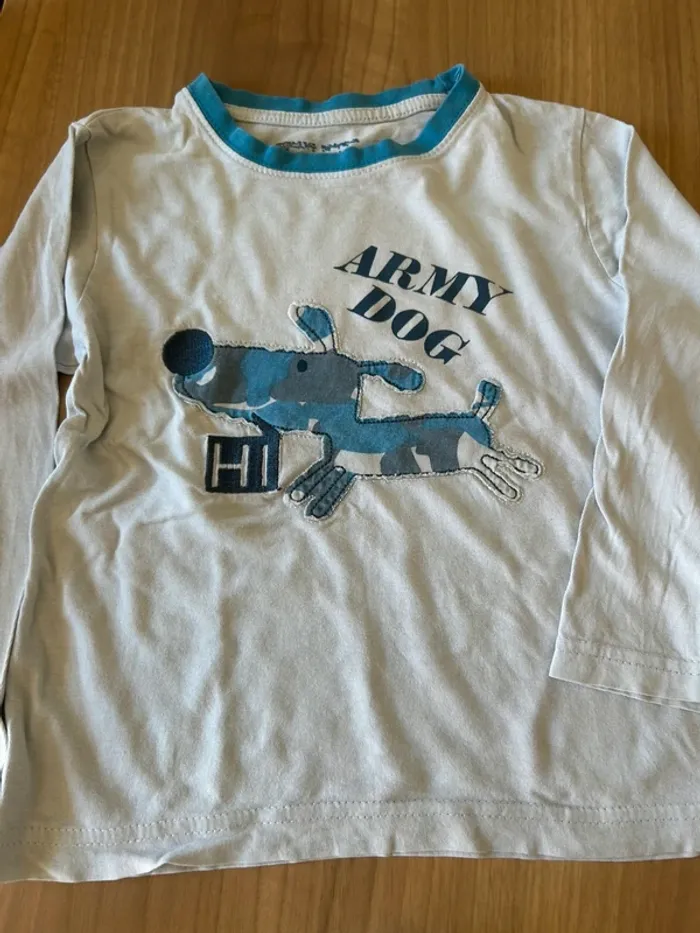 Pyjama 2 pièces 5 ans bleu - photo numéro 7