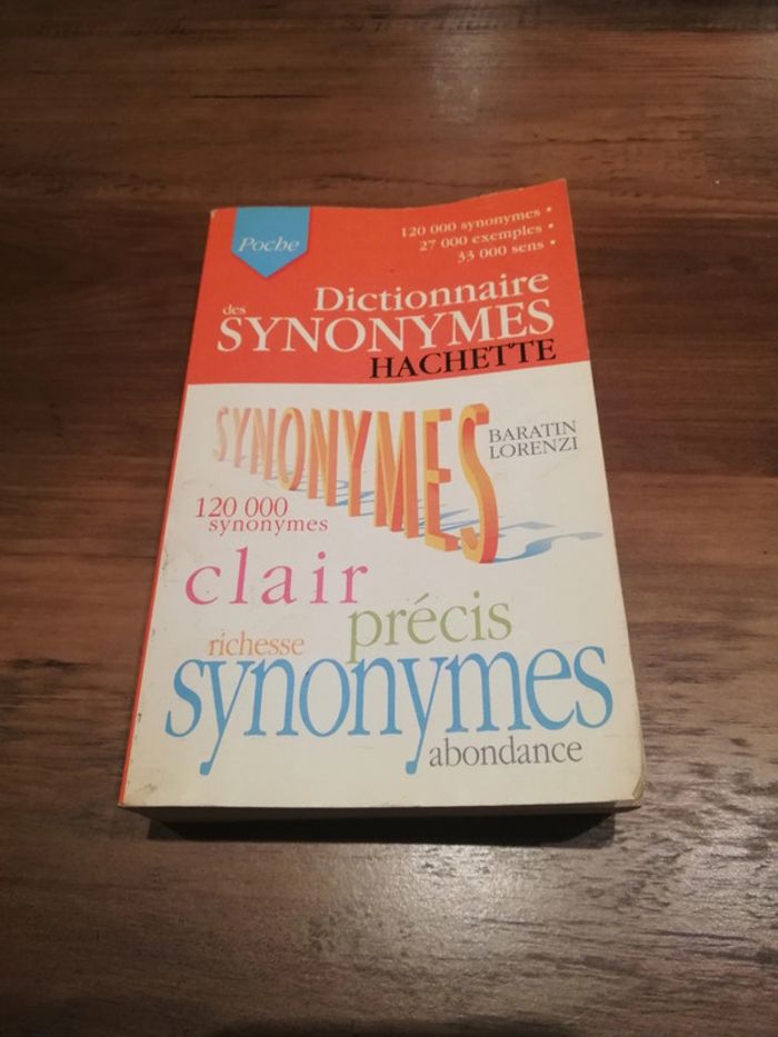 Dictionnaire des Synonymes Hachette