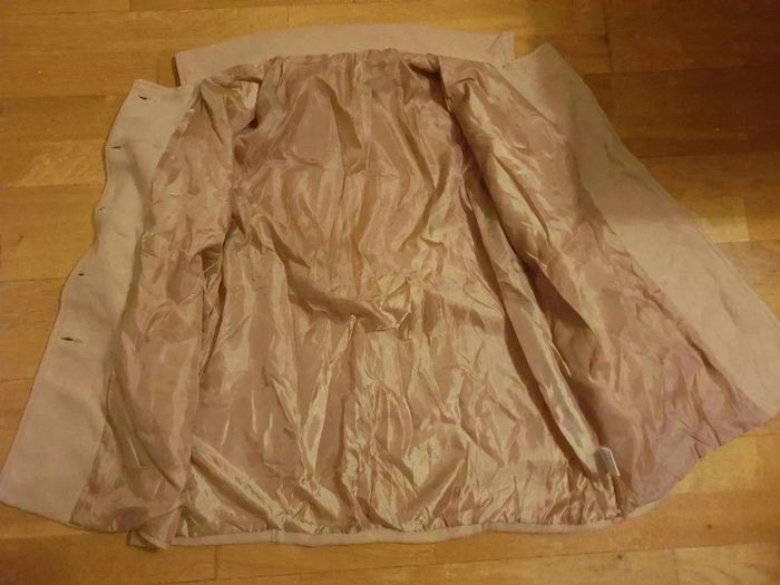 Manteau veste Carla Faustine 46/48 beige - photo numéro 2