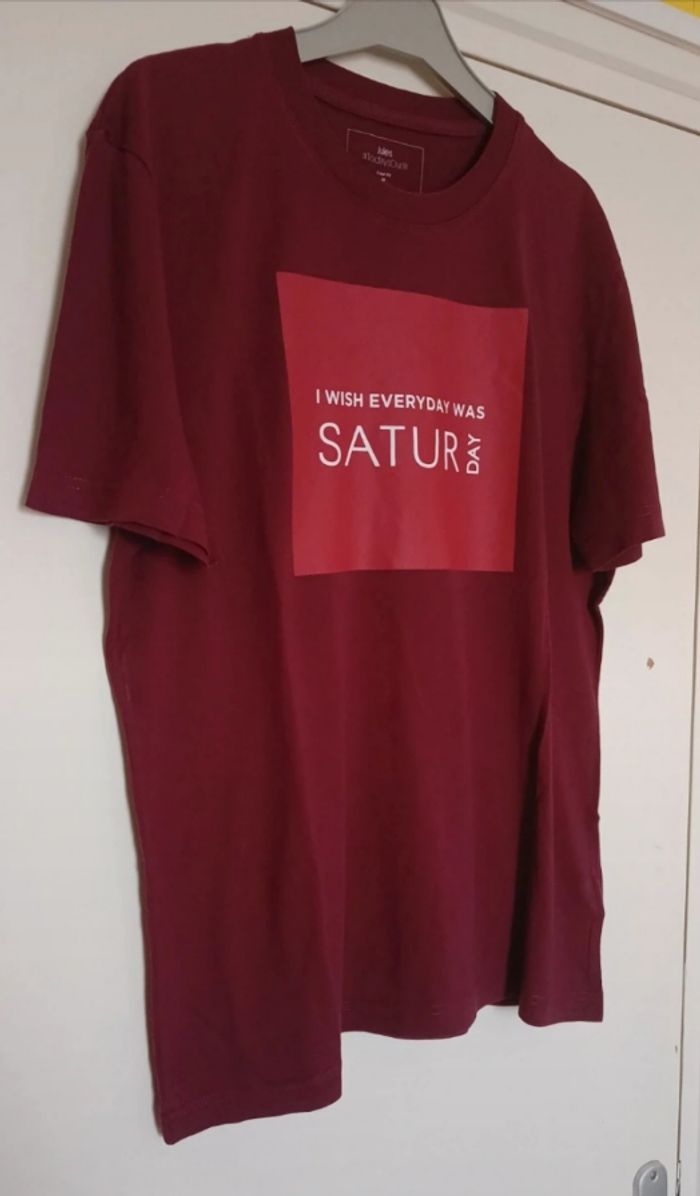T-shirt Jules Taille M imprimé saturday - photo numéro 2