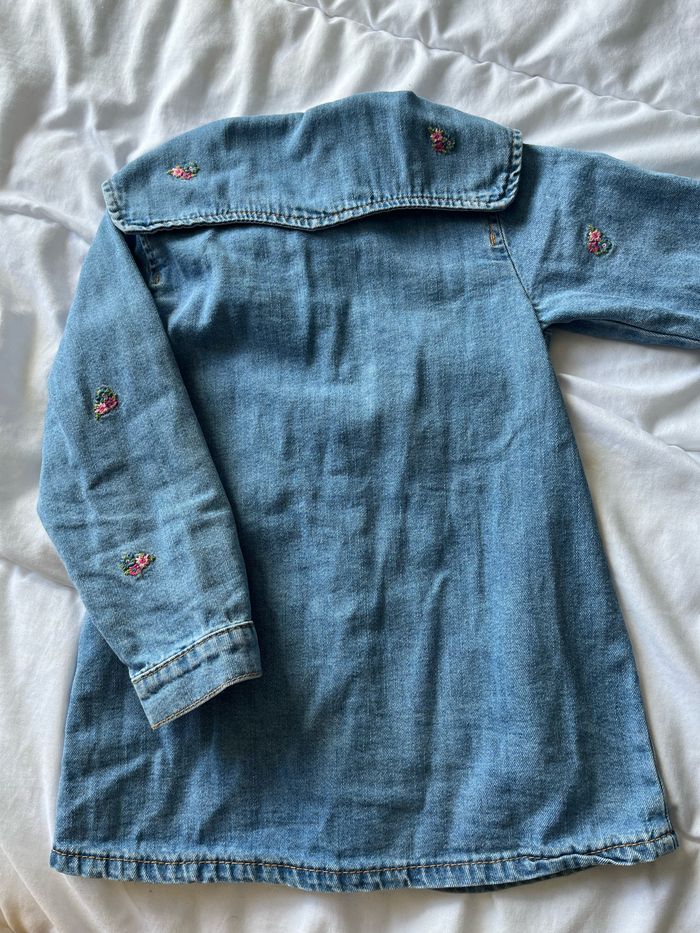 Lot 2 robes jeans Zara 18-24 mois - photo numéro 4