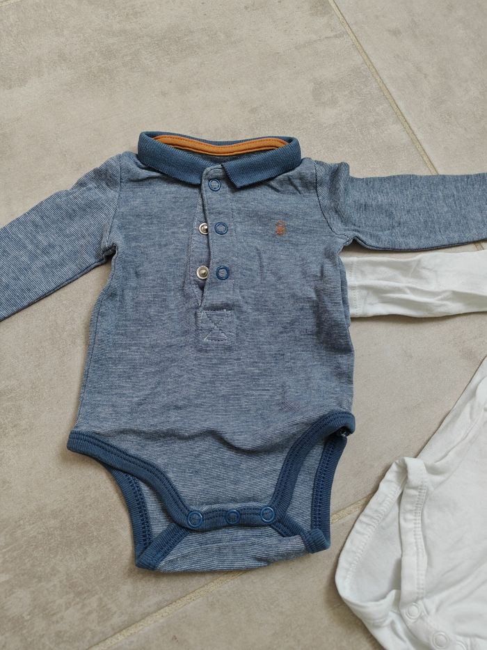 Lot de 3 bodies hiver bébé garçon 3 mois - photo numéro 2