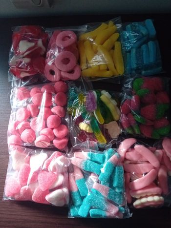 Lots sachet bonbons