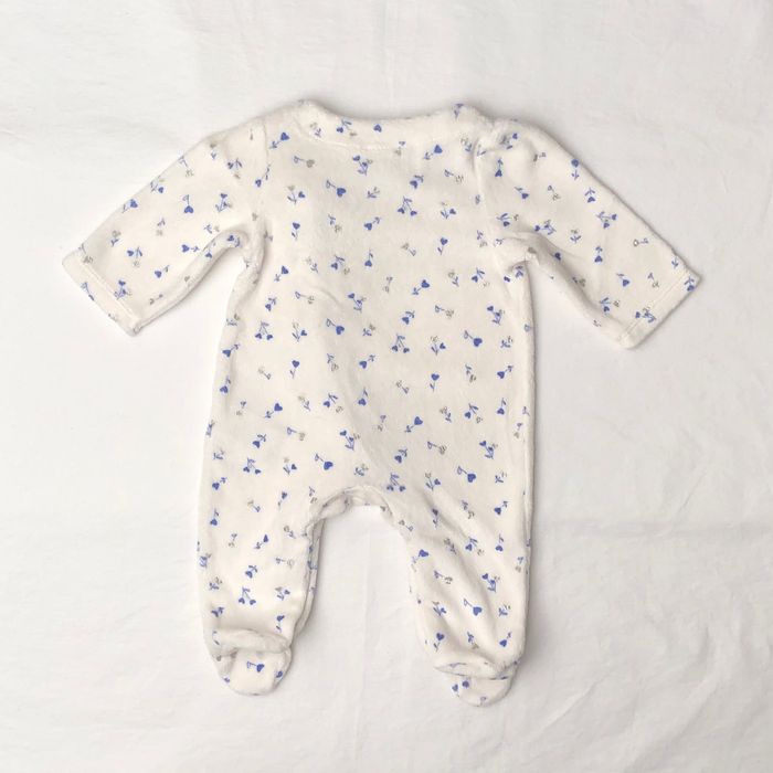 Pyjama velours TAO 1 mois - photo numéro 3