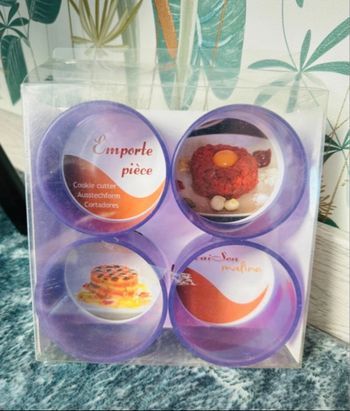 🌼emporte pièce ronde mauve 🌼