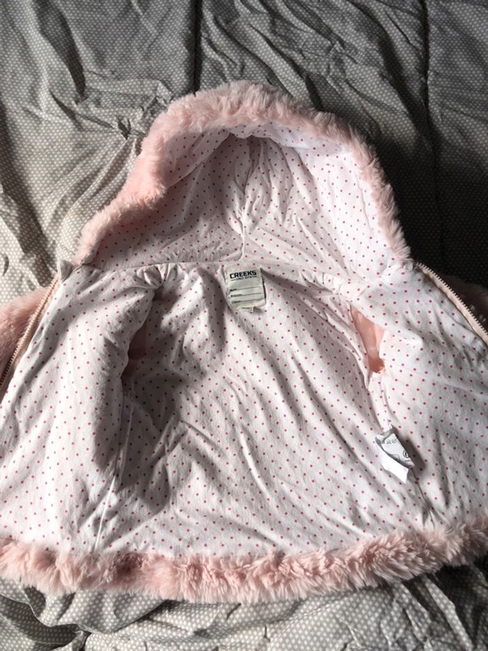 Manteau/veste polaire  bébé fille 12 mois - photo numéro 2