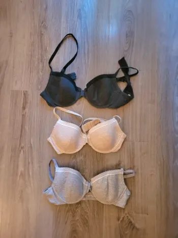3 soutiens gorge Kiabi 75B