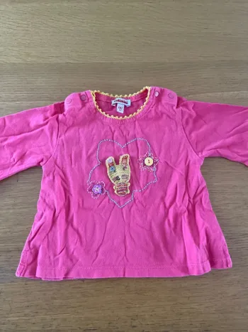 T-shirt manches longues 6 mois catimini