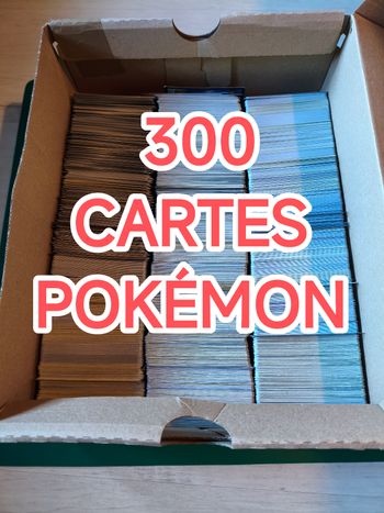 300 cartes Pokémon 