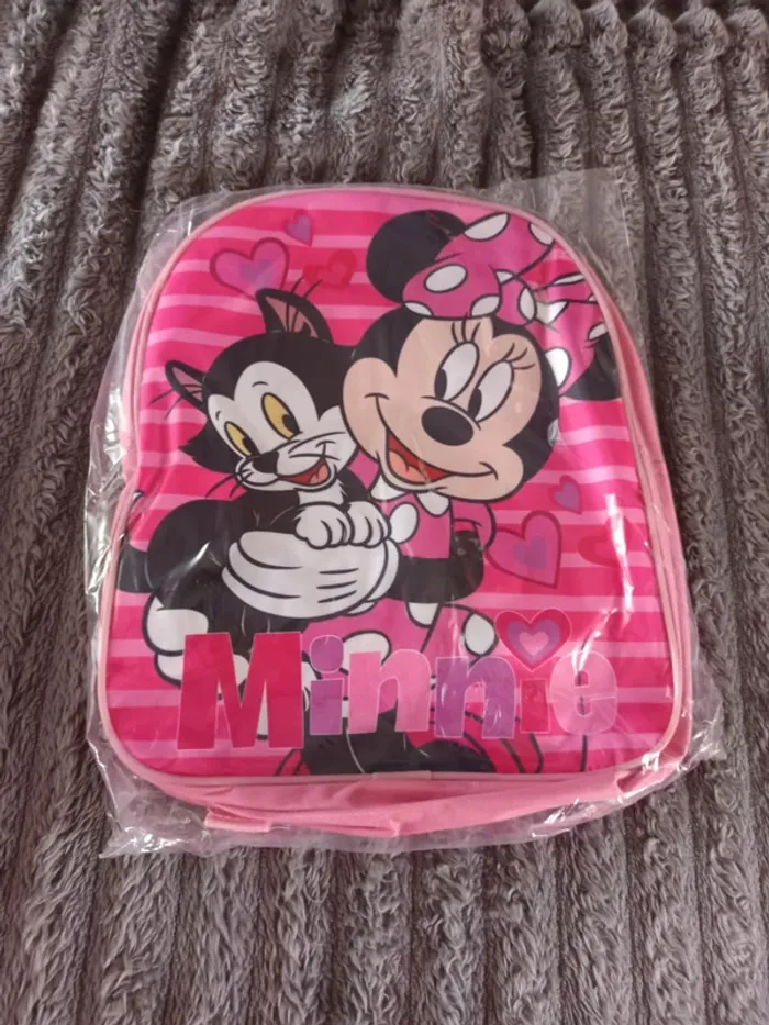 Sac école Minnie et Figaro
