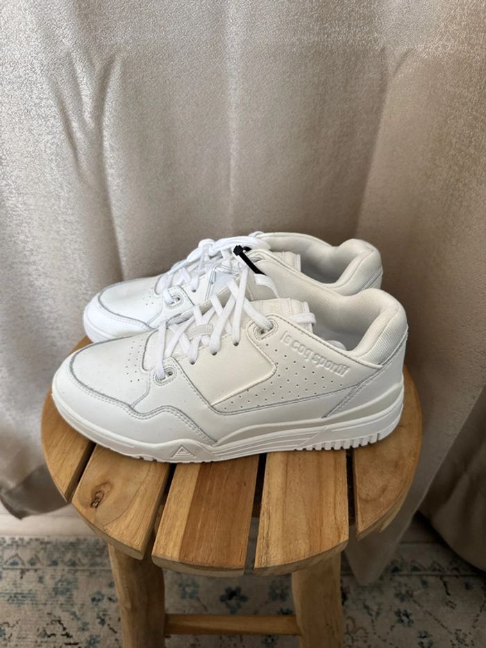 Baskets Le Coq Sportif blanches neuves – Taille 38