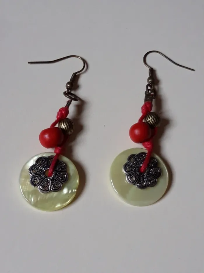 Boucles d'oreilles pendantes fantaisie