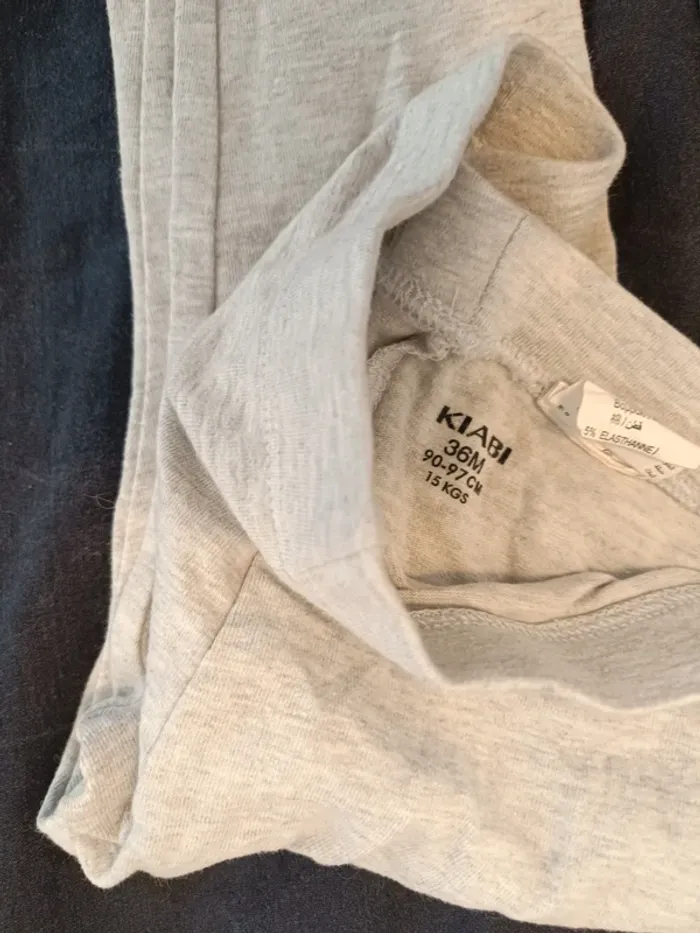 Lot de 2 leggings long fille 3 ans - photo numéro 3
