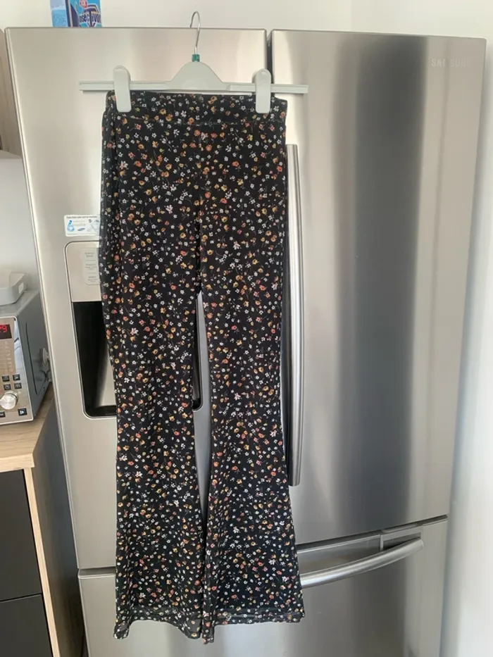 Pantalon voile doublé Gemo taille S