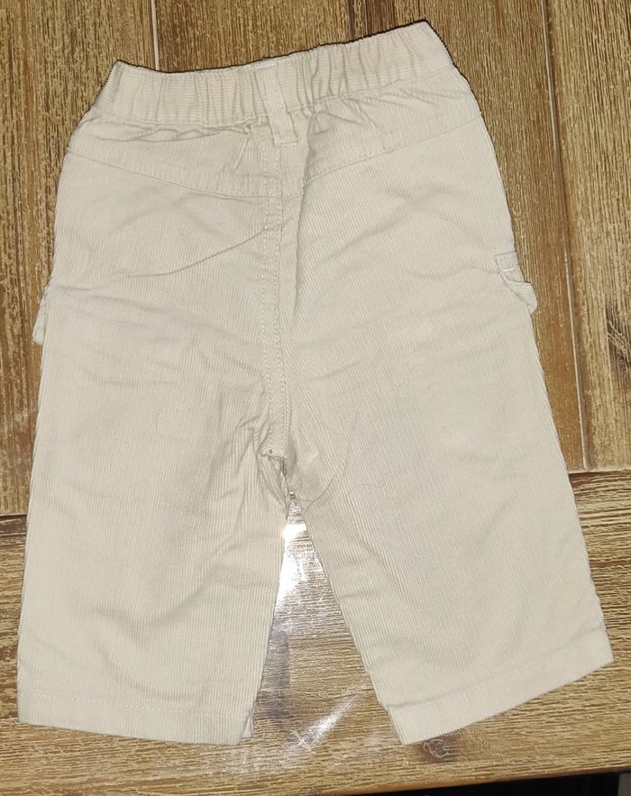 Pantalon velours beige - photo numéro 4