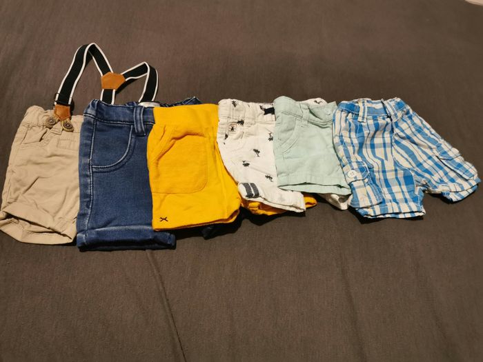 6 shorts 3mois