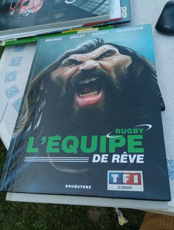 livre rugby l'équipe de rêve