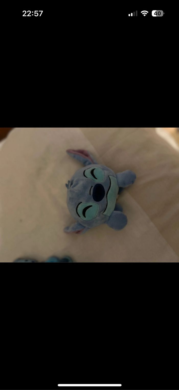 Peluche stitch double visage