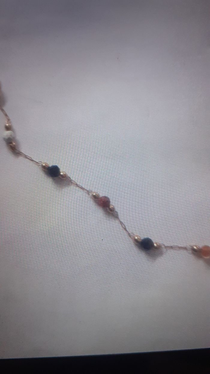 Collier acier inoxydable +bracelet  perles naturelles - photo numéro 5