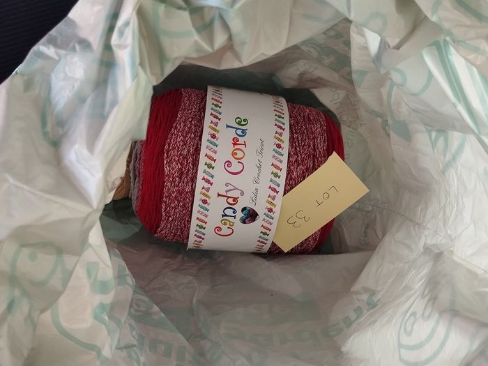 * 1 pelote fil de coton multicolore Candy Corde par Lidia Crochet #2 - photo numéro 5