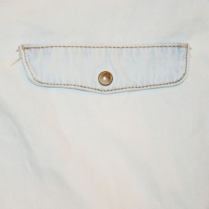 Zara Trafaluc Veste Jeans Slim Fit Bleu Clair Femme Urban Y2K Vintage Collection Exclusif (Taille S) - photo numéro 5