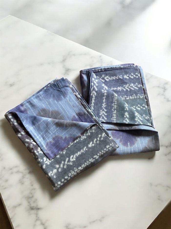 Lot 2 taies d’oreiller Zara Home 50x75 – Motif abstrait & floral – Neuves - photo numéro 2