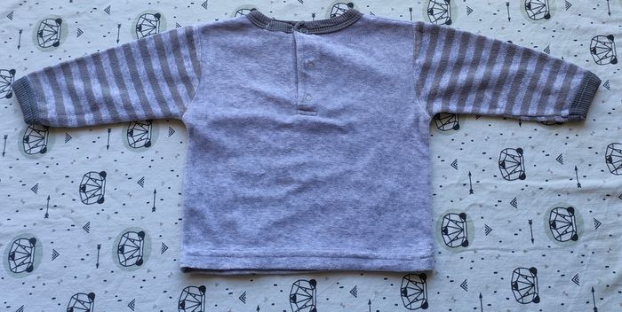 Pyjama 2 pièces en velours taille 9 mois - photo numéro 4