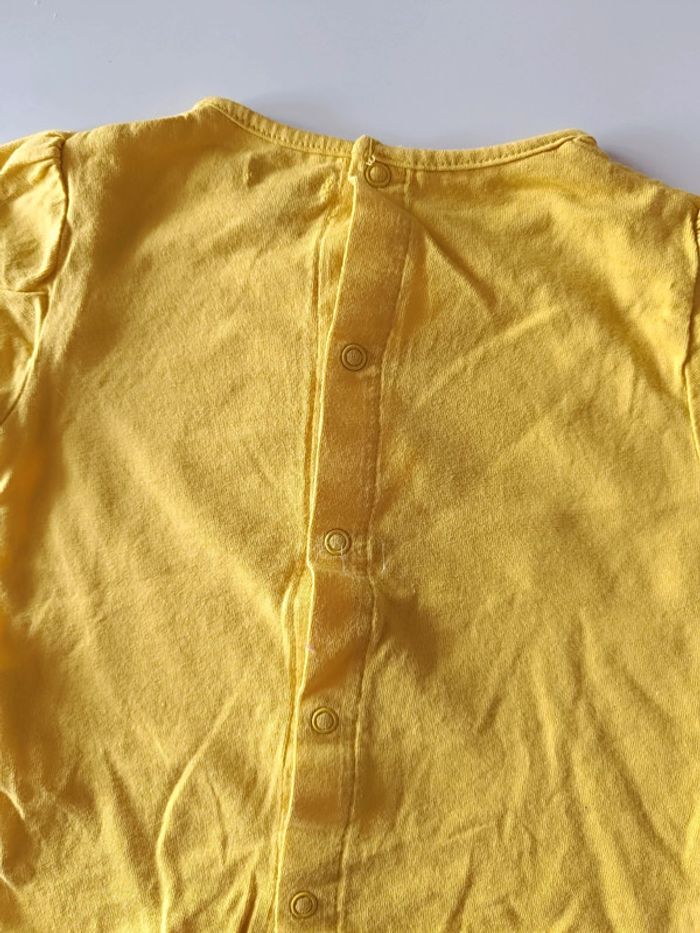 T shirt jaune 9mois - photo numéro 3