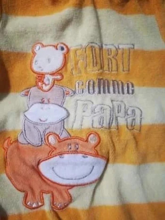 Pyjama 3 mois velours - photo numéro 2