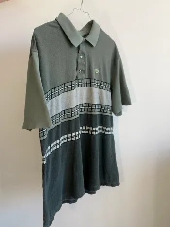 Polo Lacoste vert à motifs taille XL 🐊
